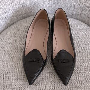 J Crew pointed bow flats